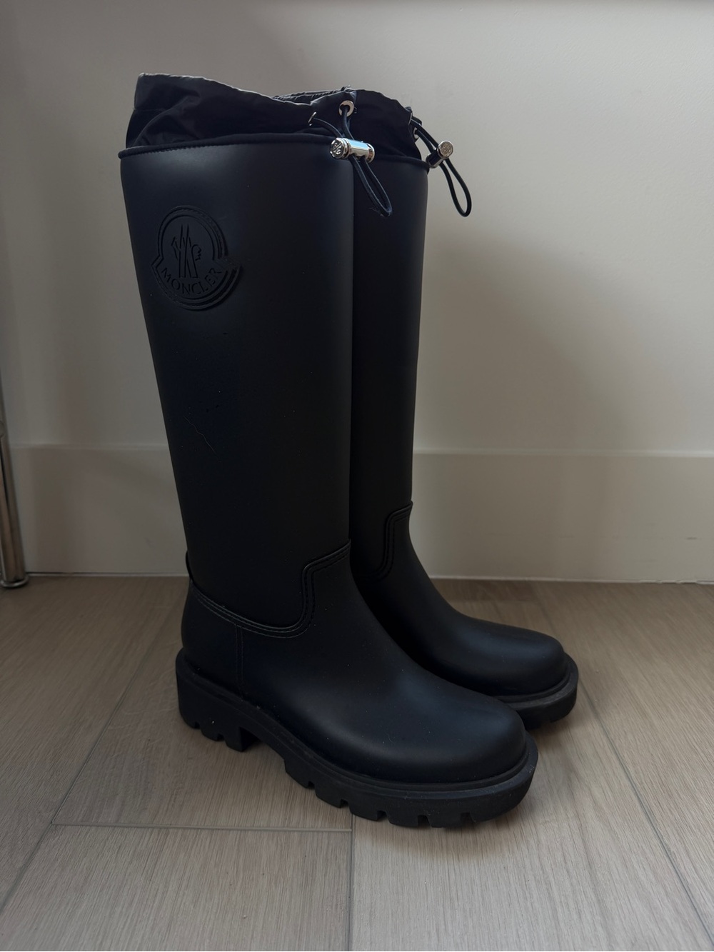 Moncler Kickstream High Rain Boots size 38